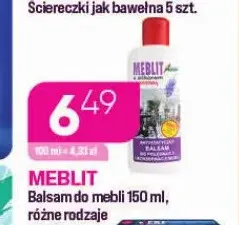 Balsam do mebli Meblit promocja w Drogerie Koliber