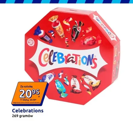 Praliny Celebrations promocja w Action