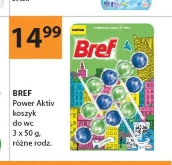 Zawieszka do WC Bref Power Aktiv promocja w Drogerie Laboo