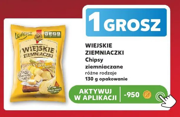 Chipsy ziemniaczane WIEJSKIE ZIEMNIACZKI promocja w Kaufland