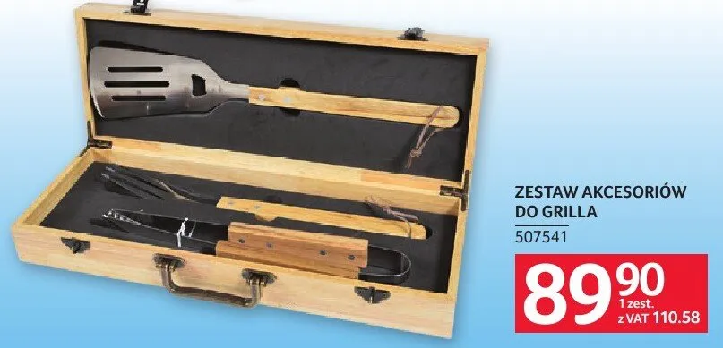 Zestaw akcesoriów do grilla 507541 promocja w Selgros
