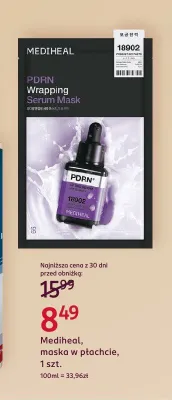Maska w płachcie Mediheal PDRN Wrapping Serum Mask promocja w Rossmann