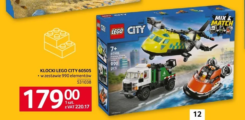 Klocki LEGO CITY 60505 promocja w Selgros