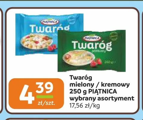 Twaróg mielony Piątnica promocja w Społem Częstochowa