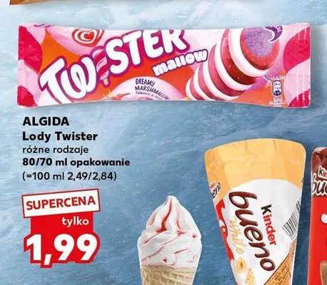 Lody Twister Dreamy Marshmallow promocja w Kaufland