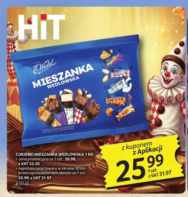 Cukierki Mieszanka Wedlowska E.Wedel promocja w Selgros