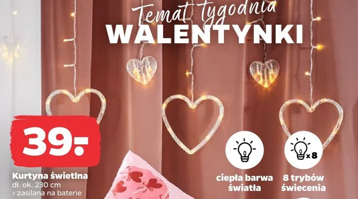 Kurtyna świetlna promocja w Netto