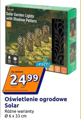Oświetlenie ogrodowe różne warianty promocja w Action