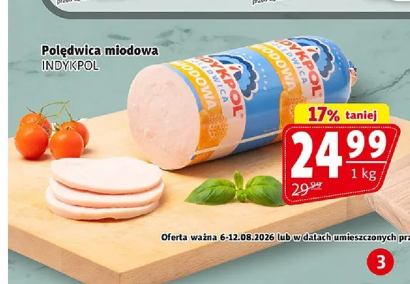 Polędwica miodowa Indykpol promocja w Prim Market