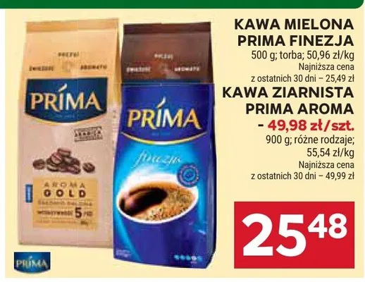 Kawa mielona torba promocja w Stokrotka