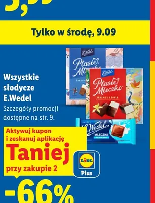 Ptasie Mleczko waniliowe E.Wedel E. Wedel promocja w Lidl