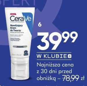 Krem nawilżający CeraVe promocja w Super-Pharm