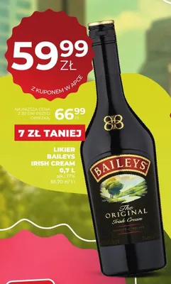 Likier Baileys Irish Cream promocja w Duży Ben