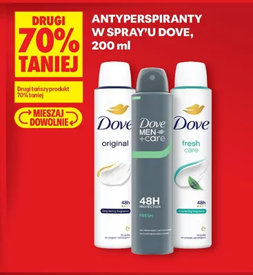 Antyperspirant w sprayu Dove Original promocja w Biedronka