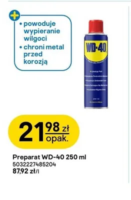 Preparat WD-40 promocja w Castorama