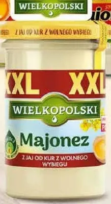 Majonez Wielkopolski XXL z jaj od kur z wolnego wybiegu promocja w Dino