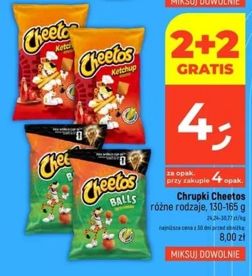 Chrupki Cheetos Ketchup promocja w Dealz