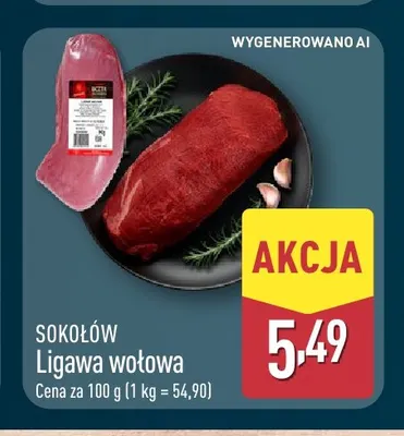 Ligawa wołowa Sokołów promocja w Aldi