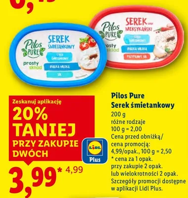 Serek śmietankowy promocja w Lidl