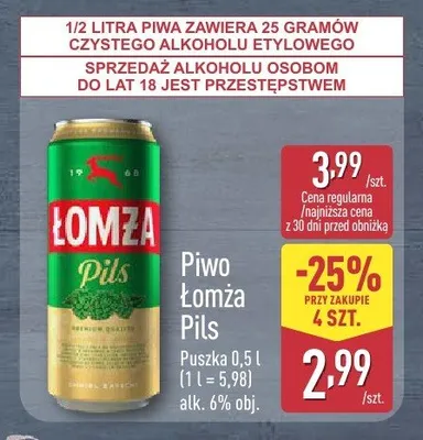 Piwo Oh my pils! promocja w Aldi