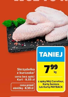 Skrzydełka z kurczaka promocja w Carrefour Market