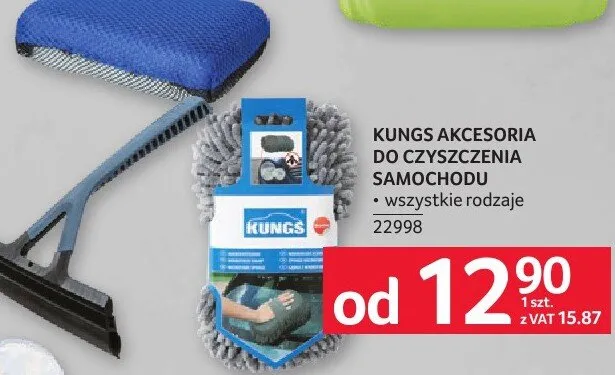 Akcesoria do czyszczenia samochodu Kungs różne rodzaje promocja w Selgros