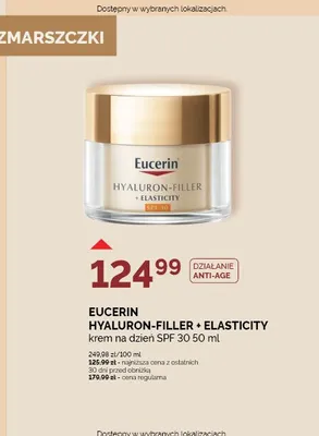 Krem na dzień SPF 30 EUCERIN HYALURON-FILLER + ELASTICITY promocja w Ziko Dermo