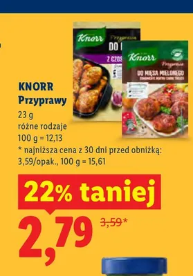 Przyprawa Knorr promocja w Lidl