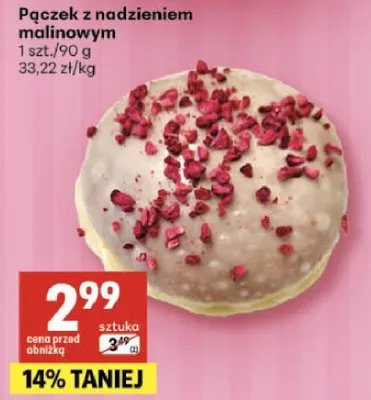 Pączek z nadzieniem promocja w Delikatesy Centrum