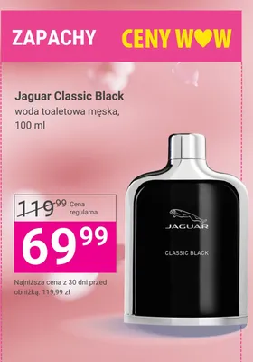 Woda toaletowa męska Classic Black promocja w Hebe