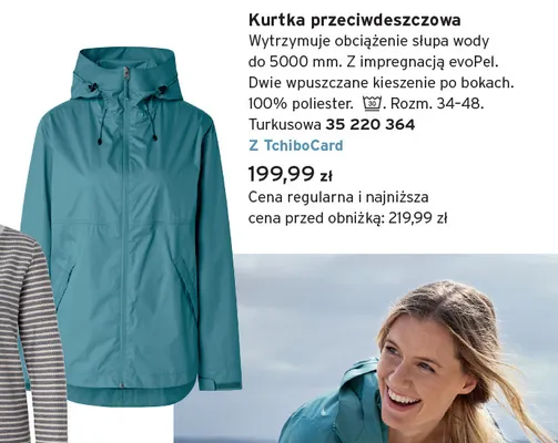 Kurtka przeciwdeszczowa Tchibo promocja w Tchibo