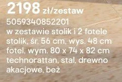 Zestaw stolików promocja w Castorama