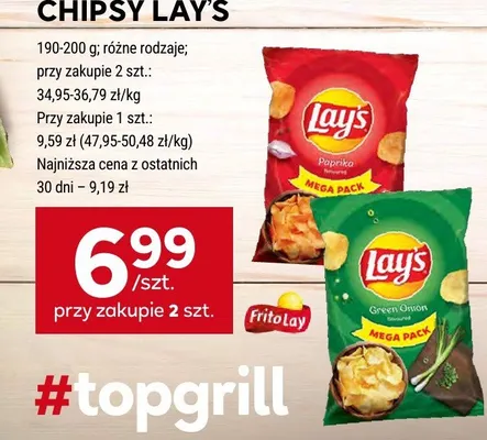 Chipsy Lay's Mega Pack promocja w Stokrotka
