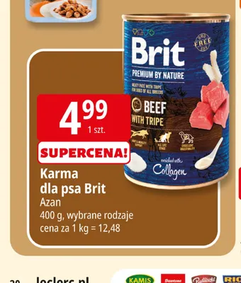 Karma dla psa Brit promocja w Leclerc