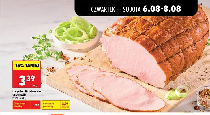 Szynka Królewska Olewnik promocja w Biedronka