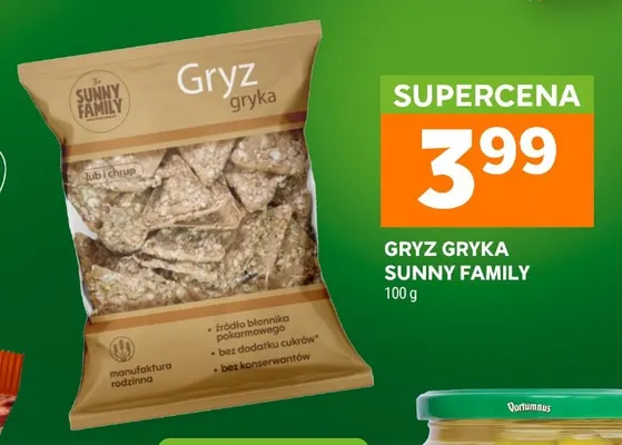 Gryz gryka Sunny Family promocja w Stokrotka