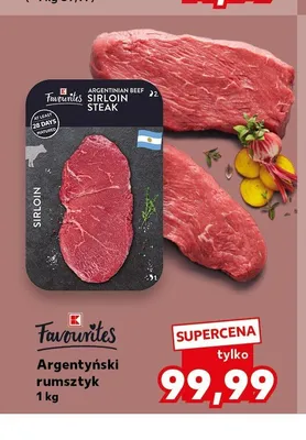 Argentyński rumsztyk Favourites promocja w Kaufland