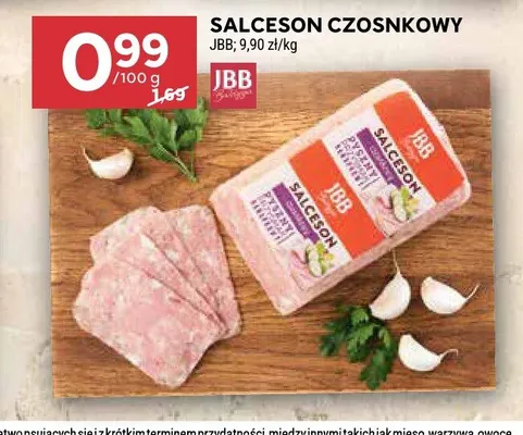 Salceson czosnkowy JBB promocja w Stokrotka