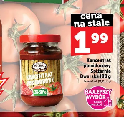 Koncentrat pomidorowy Spiżarnia Dworska promocja w TOPAZ
