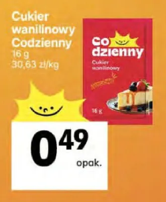 Cukier wanilinowy promocja w Delikatesy Centrum