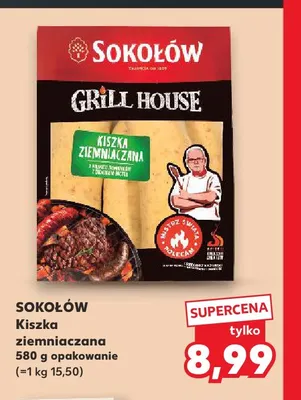 Kiszka ziemniaczana Sokołów Grill House promocja w Kaufland