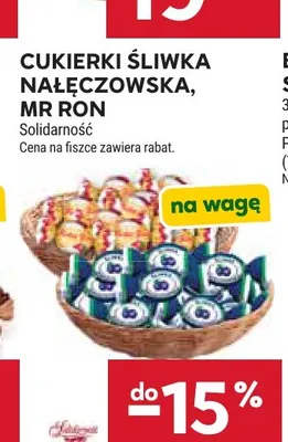 Cukierki Śliwka Nałęczowska Solidarność promocja w Stokrotka