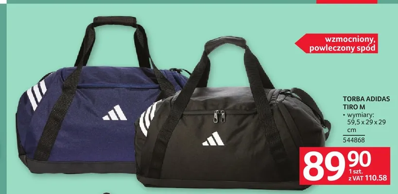 Torba sportowa Adidas Tiro M promocja w Selgros