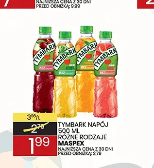 Napój Tymbark promocja w Wafelek