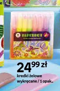 Kredki żelowe wykręcane PAPERDOT promocja w Empik