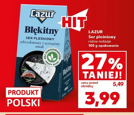 Ser pleśniowy Lazur promocja w Kaufland