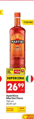 Aperitivo Martini Fiero promocja w Biedronka