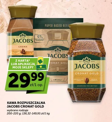 Kawa rozpuszczalna Jacobs Cronat Gold wkład uzupełniający promocja w ABC