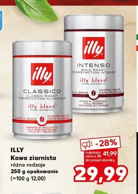 Kawa ziarnista Illy Classico promocja w Kaufland