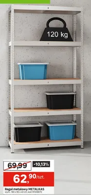 Regał metalowy Metalkas promocja w Leroy Merlin